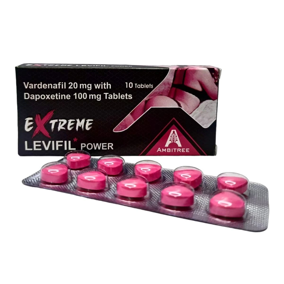 粉女郎 (Extreme Levifil Power) 艾力达双效片 | 叁叁代购 | 正品代购与用法-叁叁代购