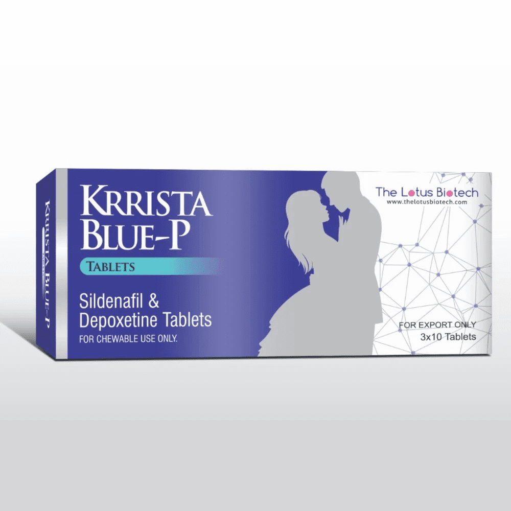 巅峰蓝P (Krrista Blue P) | 印度进口西地那非双效片 | 叁叁代购-叁叁代购