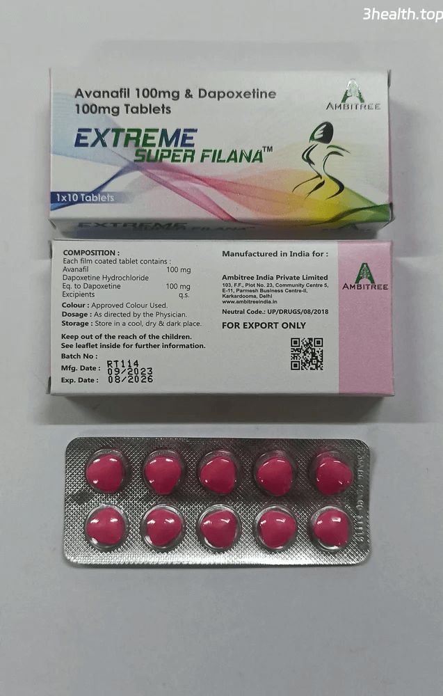 叁叁代购-粉水鬼(EXTREME SUPER FILANA)希爱力双效片