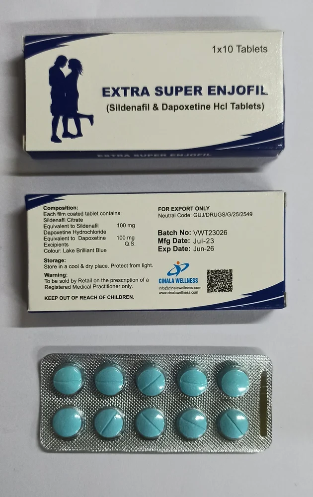 叁叁代购-蓝魔/蓝战士(EXTRA SUPER ENJOFIL)万艾可双效片